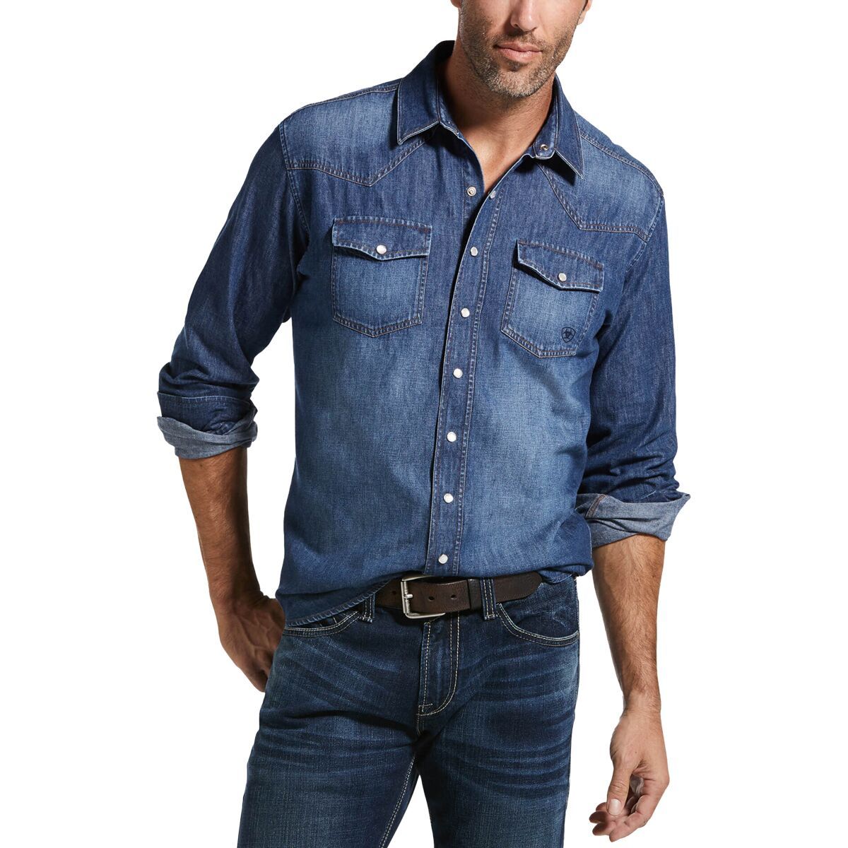 Denim Retro Fit Shirt - Men's
