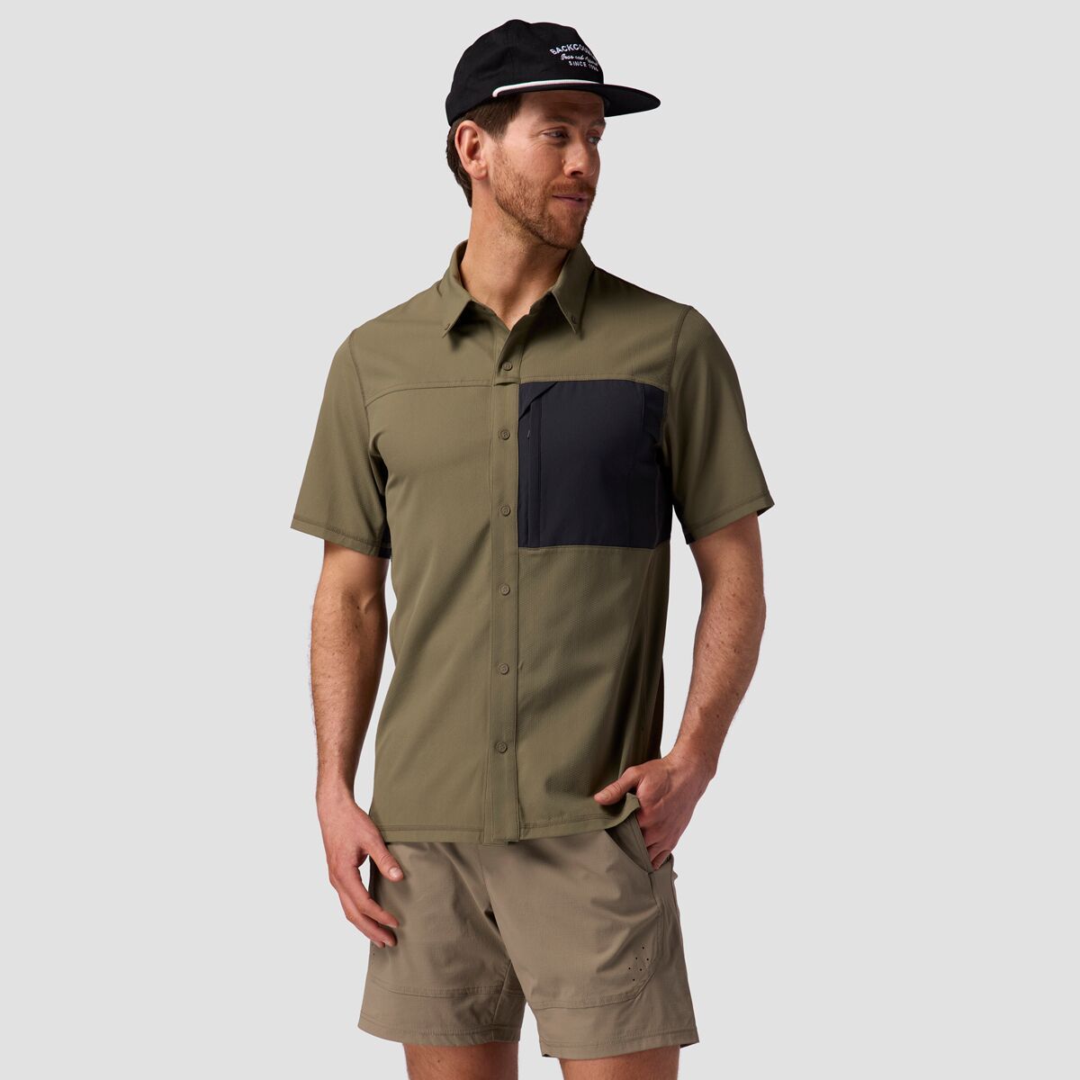 Tahoe Woven Short-Sleeve Snap-Up Shirt - Men's