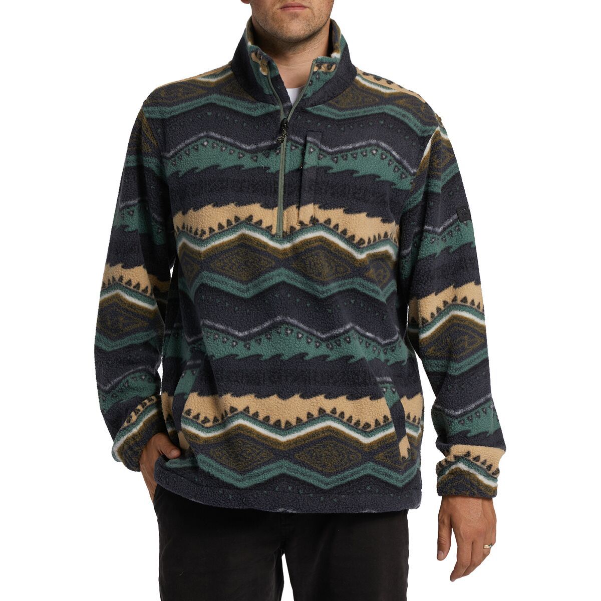 A/Div Boundary Half-Zip Mock Neck Fleece Jacket - Men's