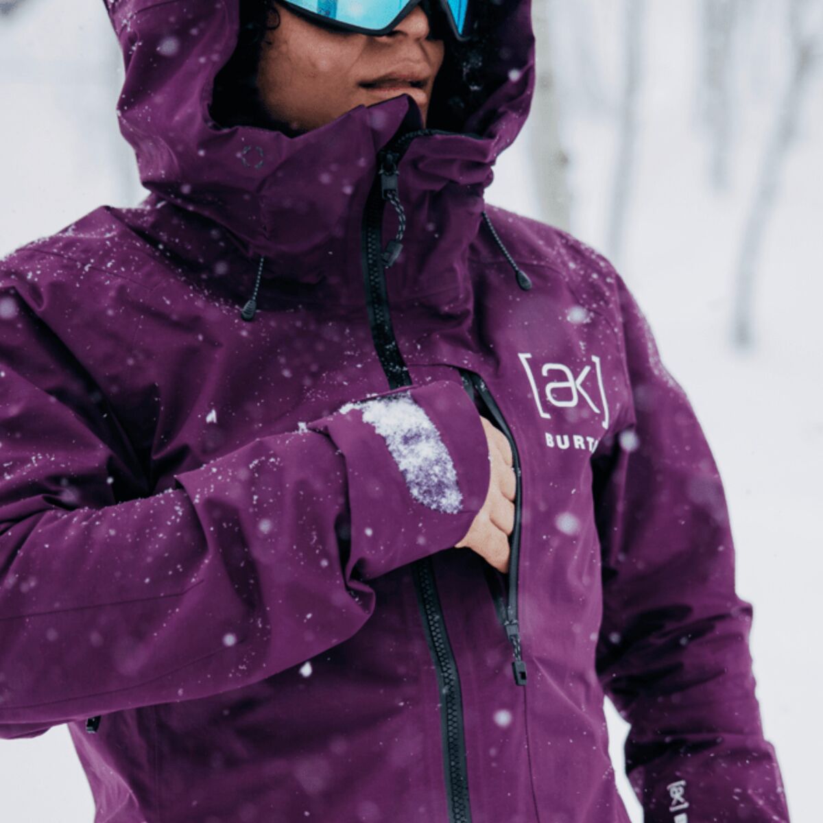 Burton [ak]GORE-TEX Cyclic Jacket　紫　S　ロゴ Burton AK GORE-TEX Upshift Jacket - Women's - Women