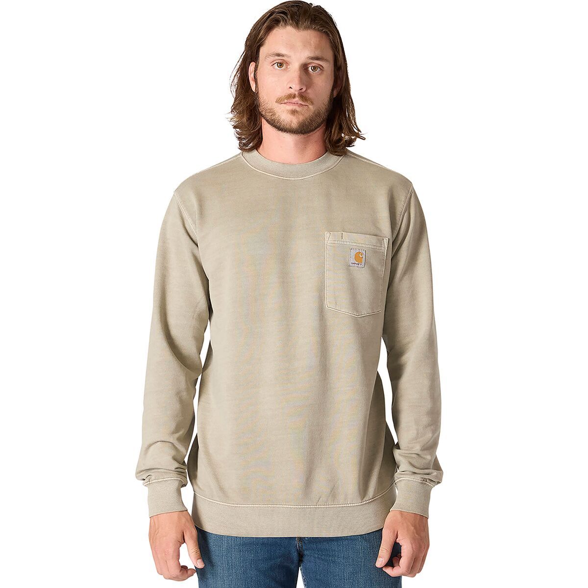Relaxed MW Garment French Terry Crew Pkt Sweatshirt - Men's