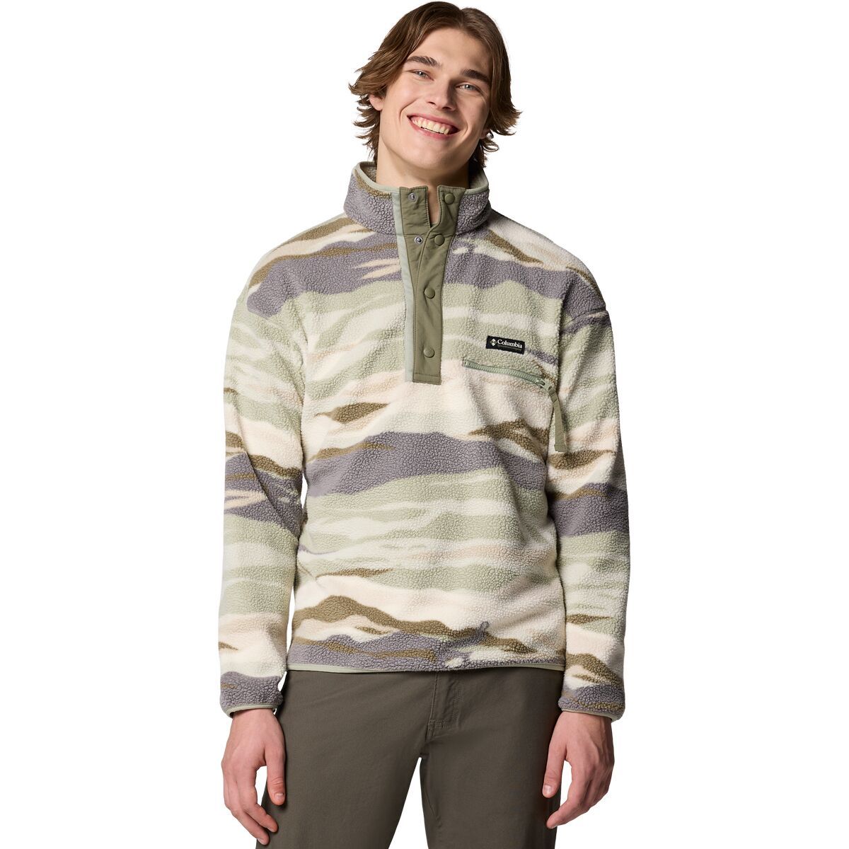 Columbia Helvetia II Printed 1/2-Snap Fleece - Men's - Men