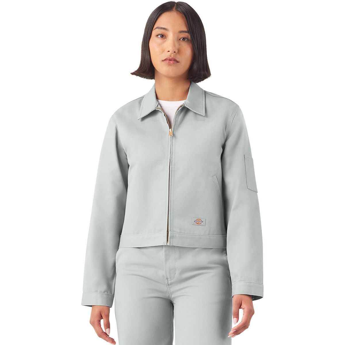 Unlined Cropped Eisenhower Jacket - Women's