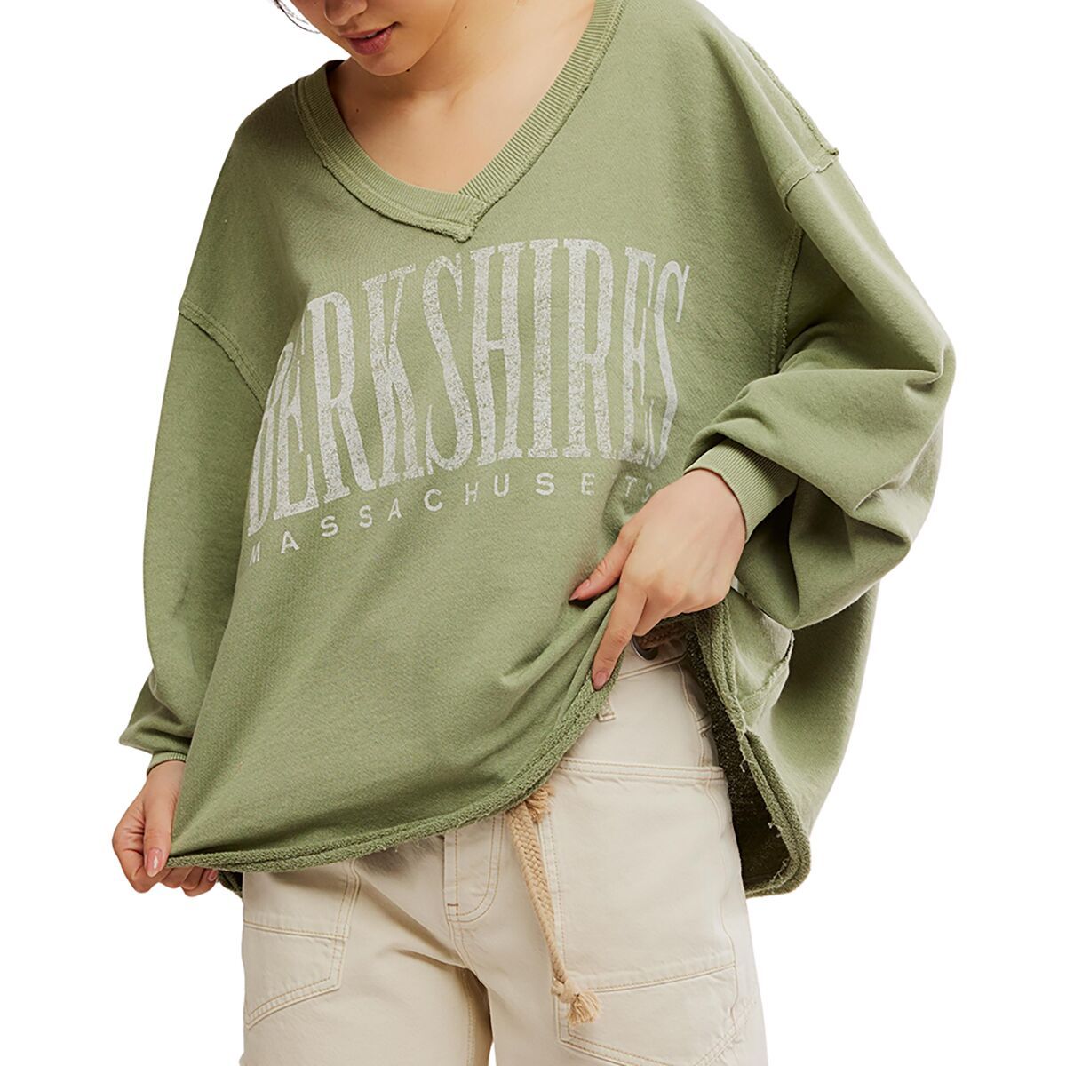 We The Free Venice V Neck Graphic Top - Women's