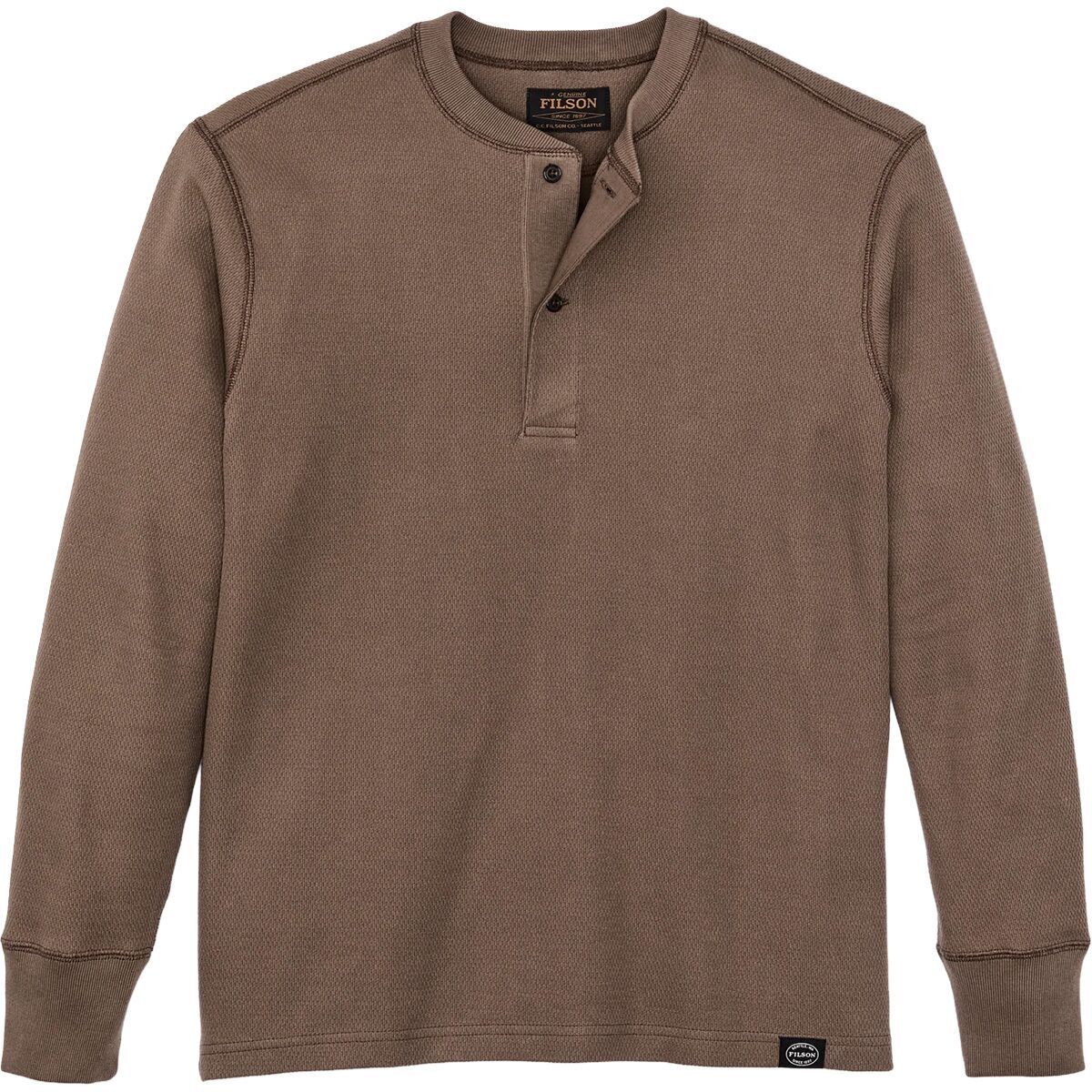 Waffle Knit Henley - Men's