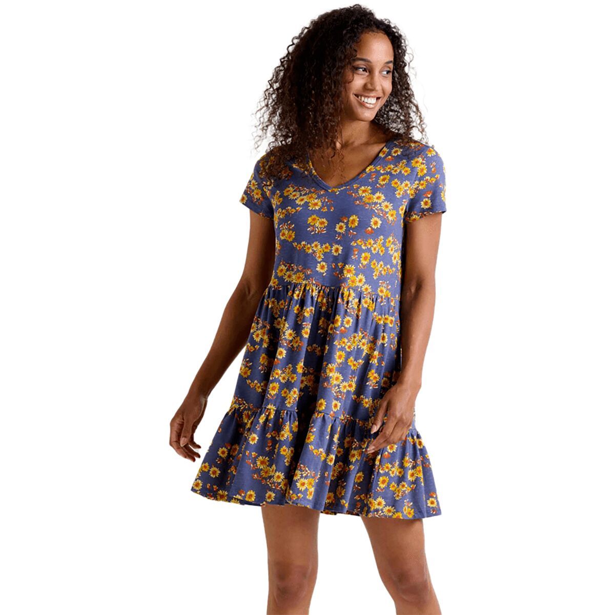 Marley Tiered Short-Sleeve Dress - Women's