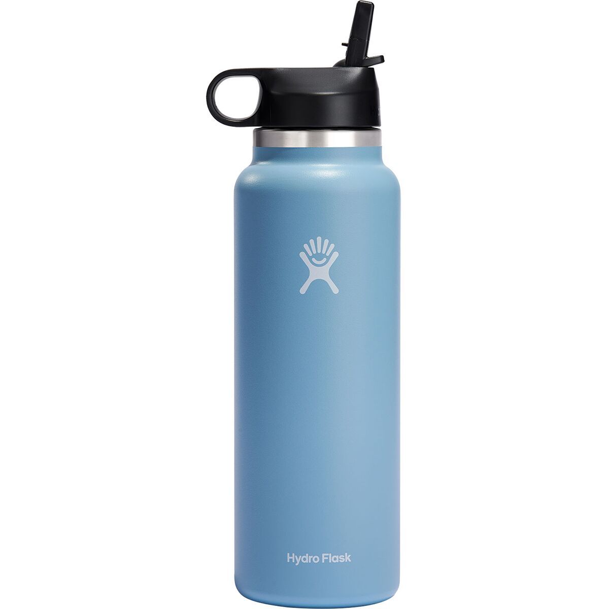 40oz Wide Mouth Water Bottle with Straw Lid