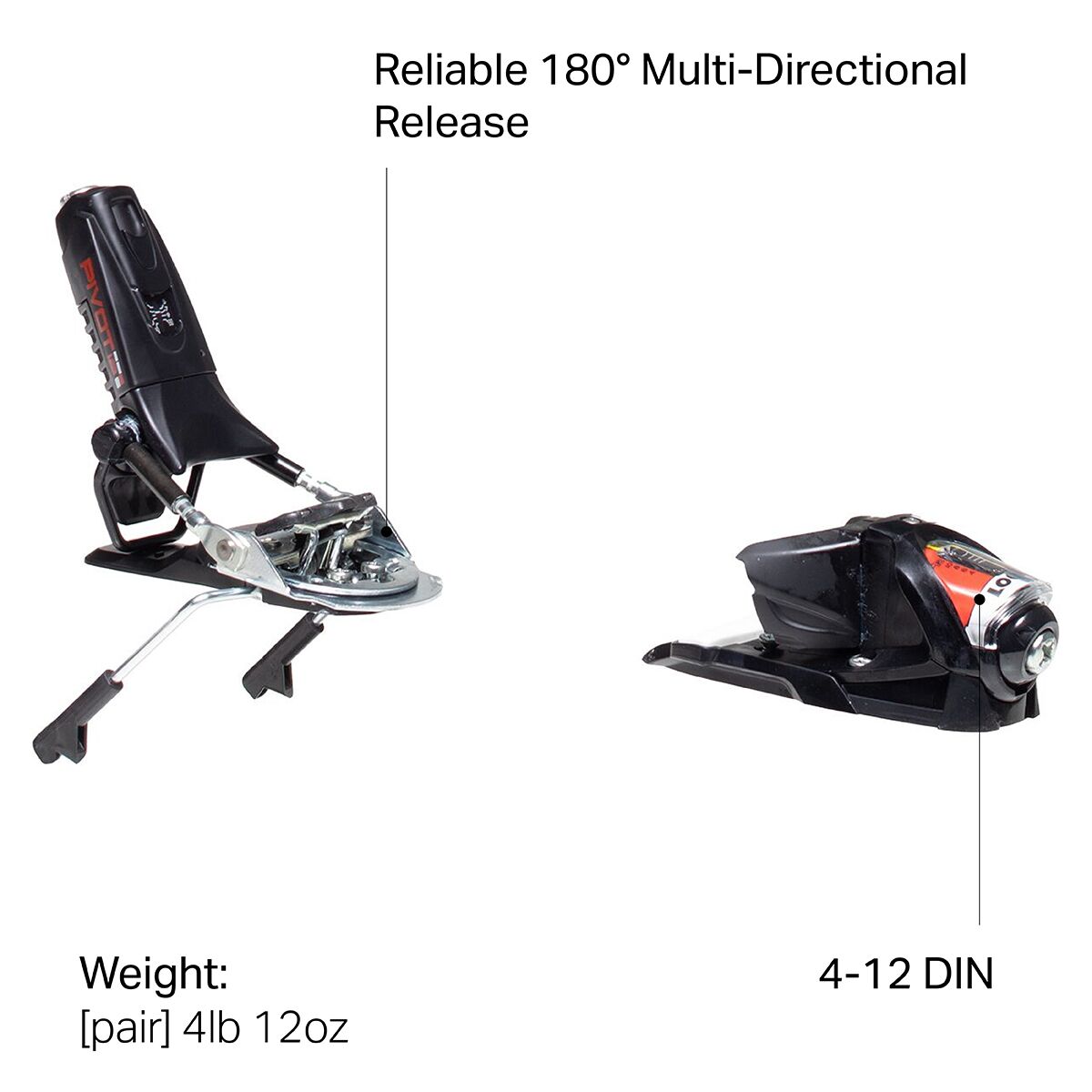 Look Pivot 12 GW Ski Binding - 2025 - Ski
