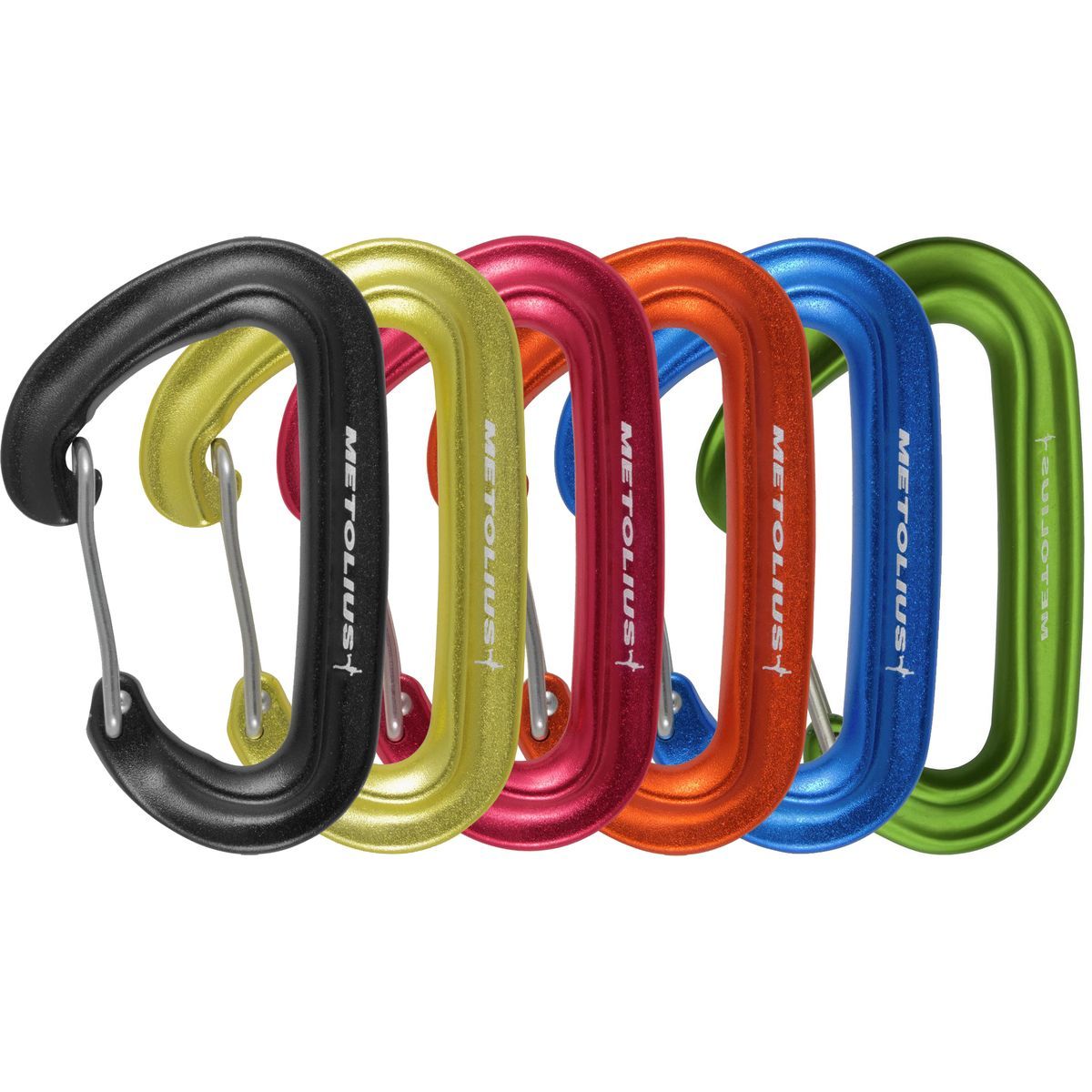 F.S. Mini II Jet Carabiner Set - 6-Pack