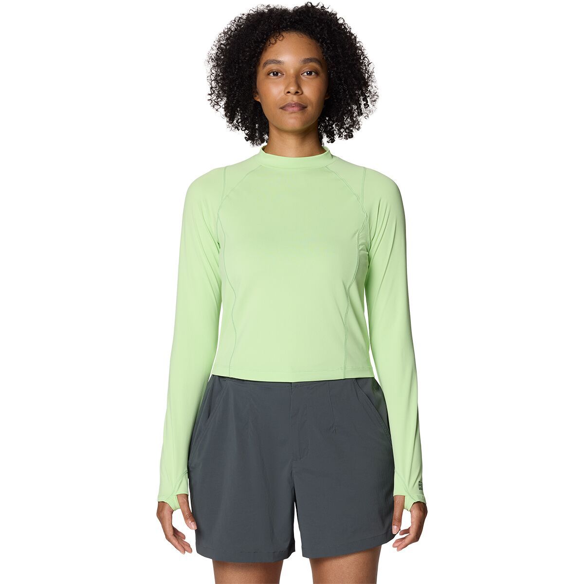 Crater Lake Long-Sleeve Crop Top - Women's