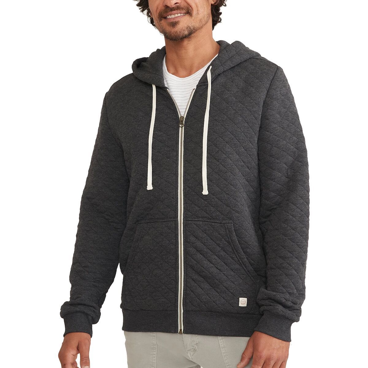 Corbet Quilted Full Zip Hoodie - Men's
