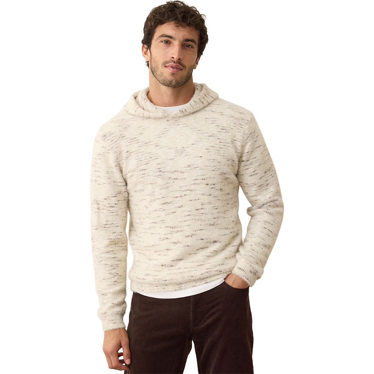 Fuzzy Sweater Hoodie - Men's
