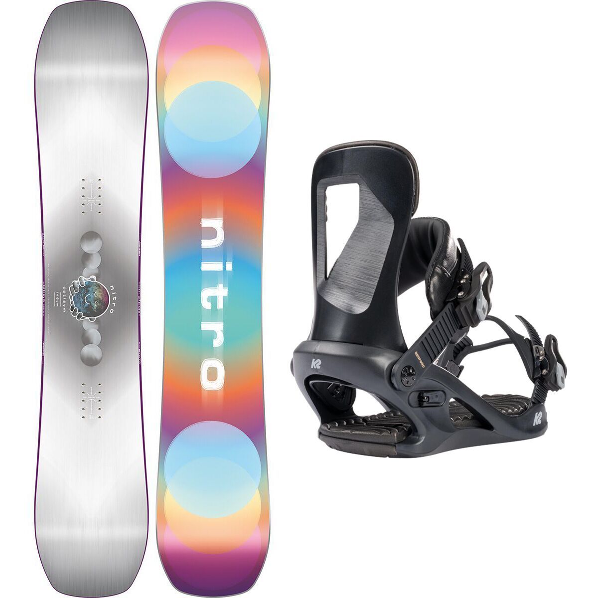 Optisym Snowboard + K2 Bedford Binding - Women's