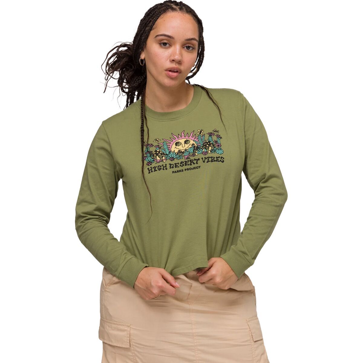 High Desert Vibes Sun Boxy Long-Sleeve T-Shirt - Women's