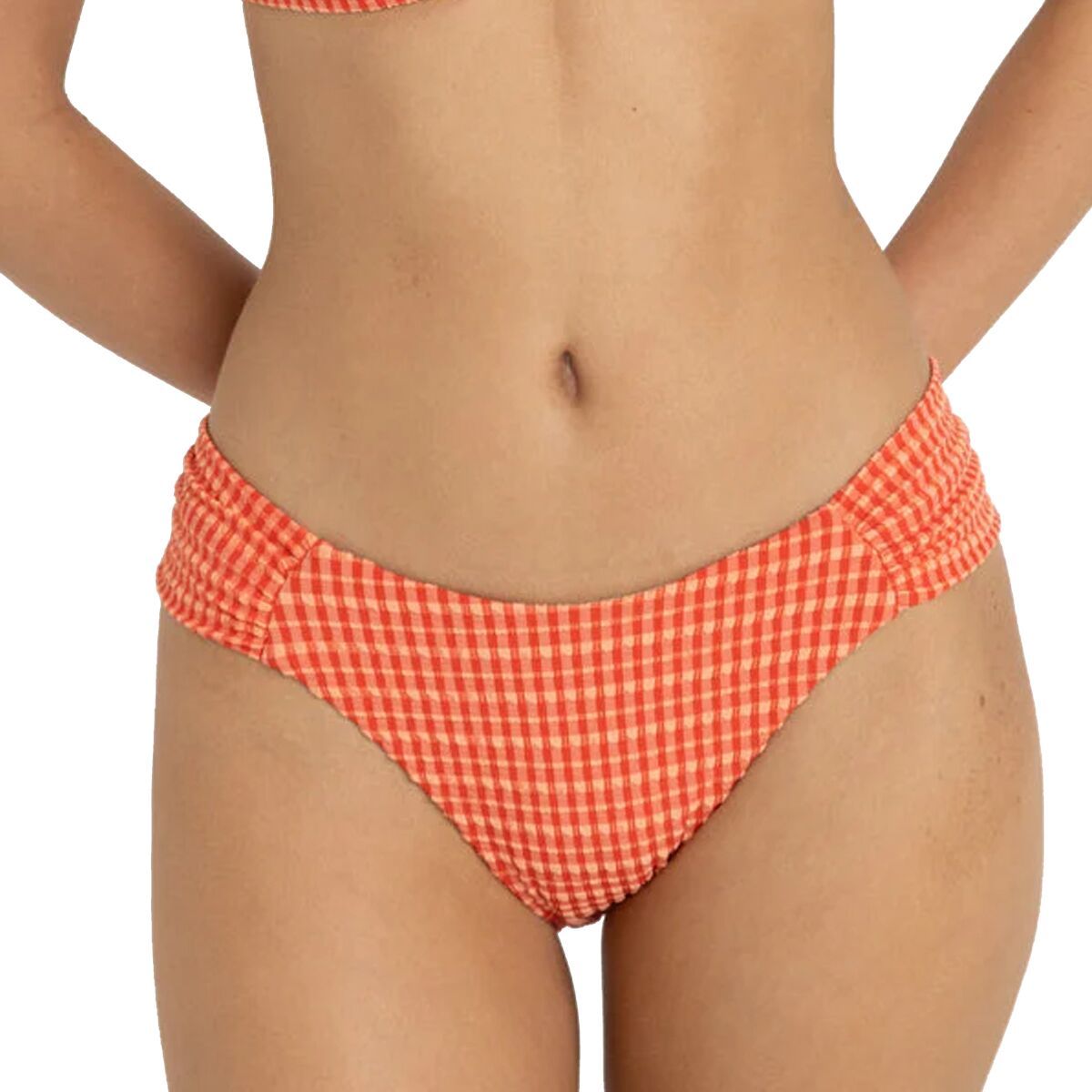 Lola Check Soft Side Holiday Bikini Bottom - Women's