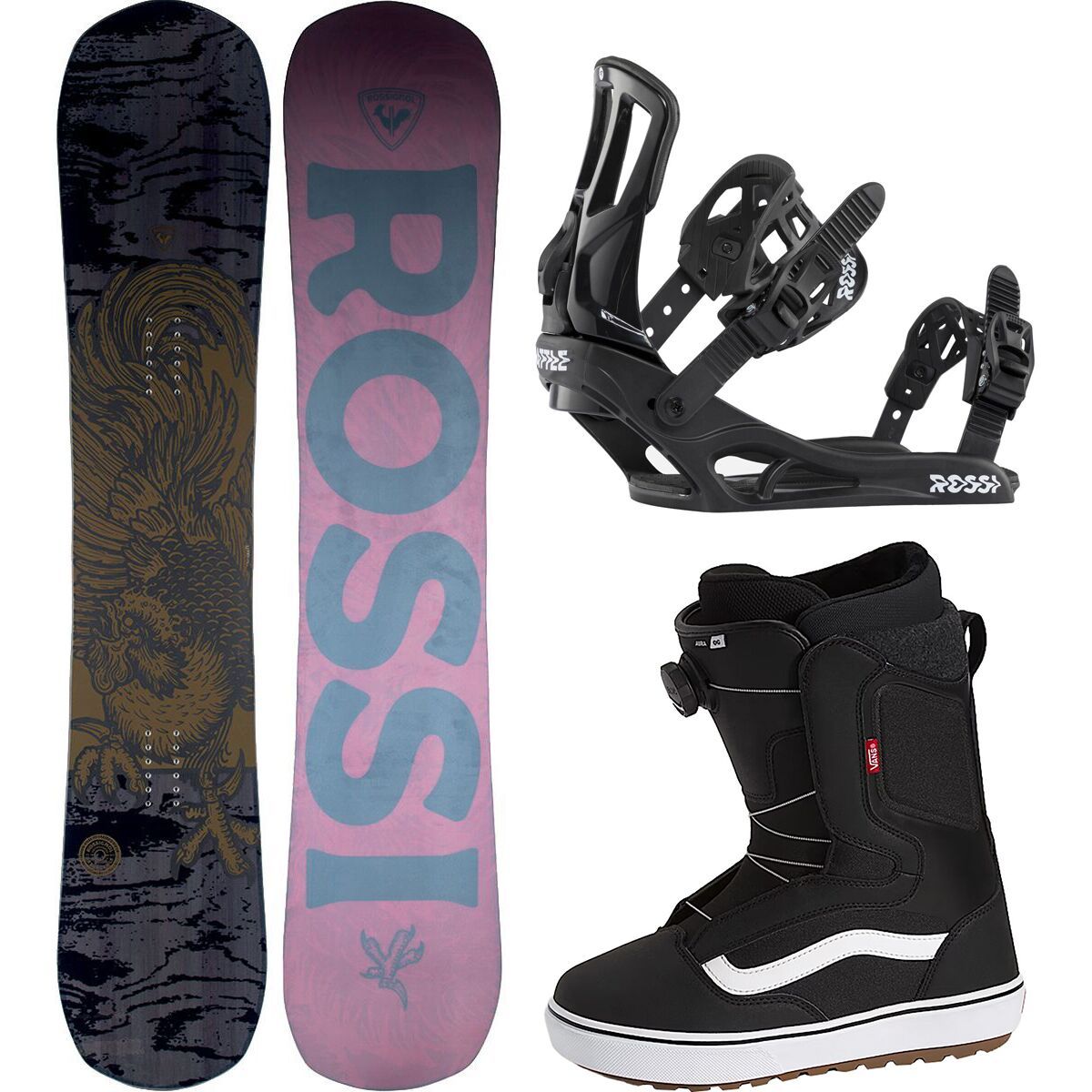 Resurgence Snowboard + Battle Binding + Vans Aura OG Boot