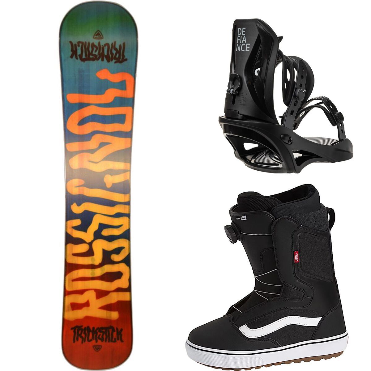 Trickstick Ltd Snowboard + G1 Binding + Vans Aura OG Boot
