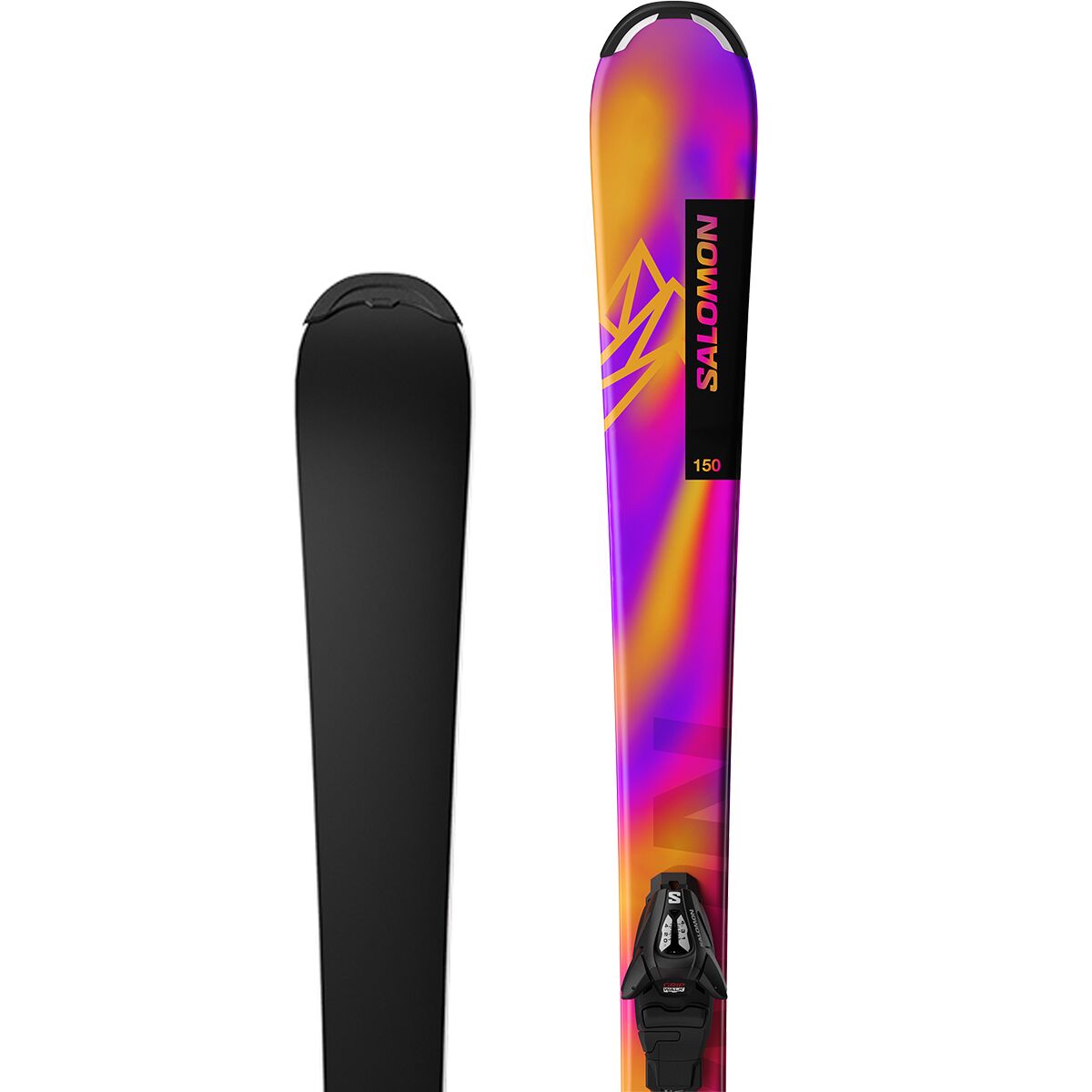 Salomon JR 140 スキー 115/68/91 Salomon LUX Jr S Ski + C5 GW J75 RH Binding - 2026 - Kids' - Ski