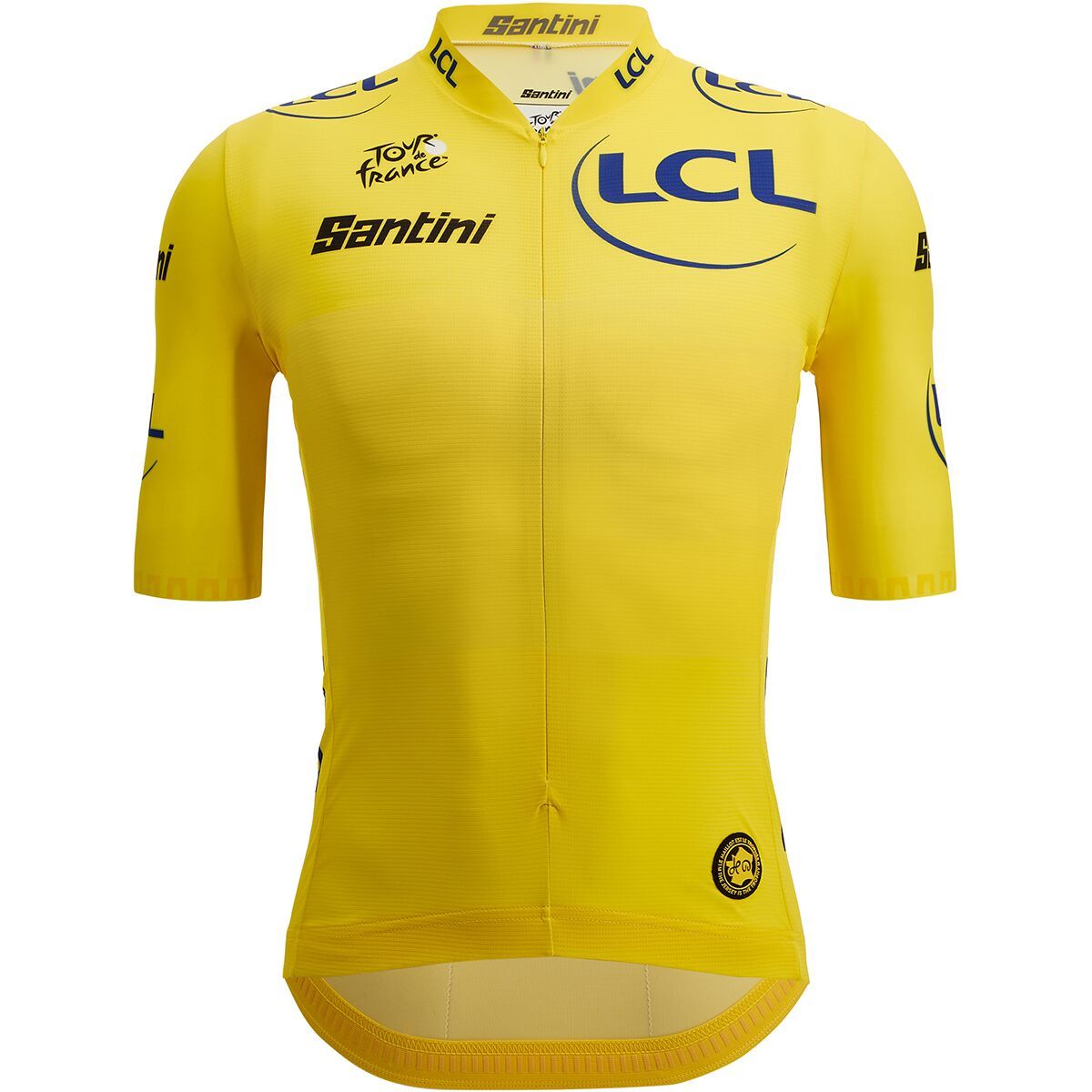 Santini Tour de France Official Yellow Jersey - Men's - $143.95 at Level Nine Sports