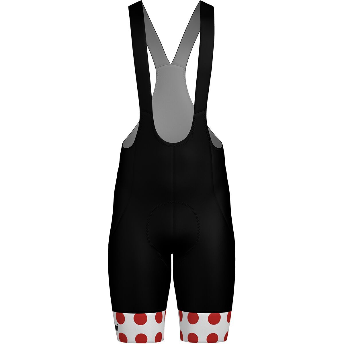 Santini Tour de France Polka Dot Jersey Bib Short - Men's - $134.35 at Level Nine Sports