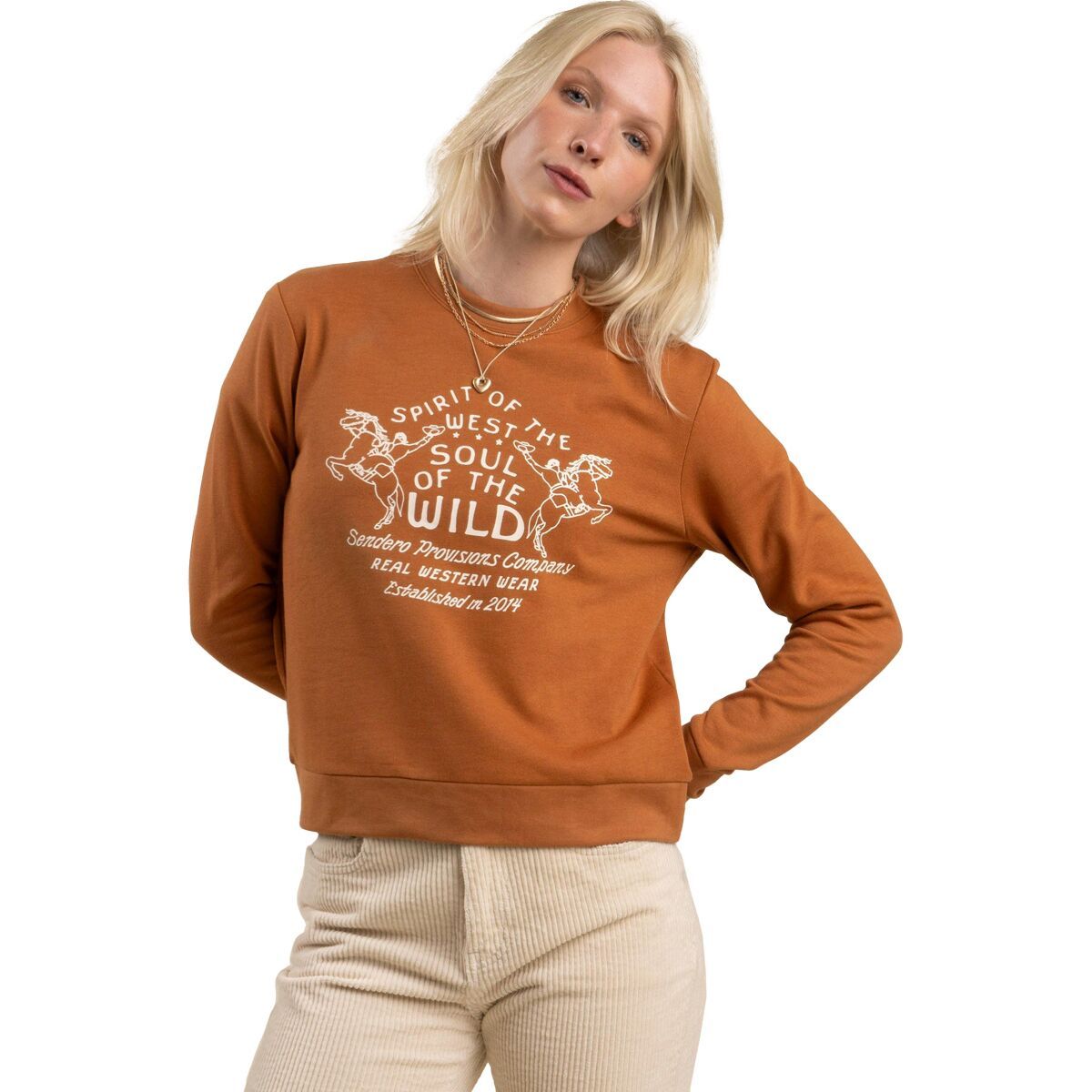 Hi Ho Drop Shoulder Sweatshirt - Women's
