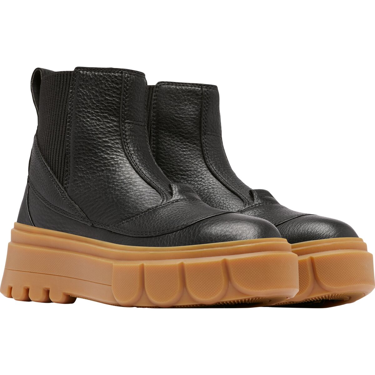 Sorel Caibou Chelsea Waterproof Lug Sole Boot | Black PROENZA SCHOULER + SOREL Caribou leather and rubber platform  main image 2
