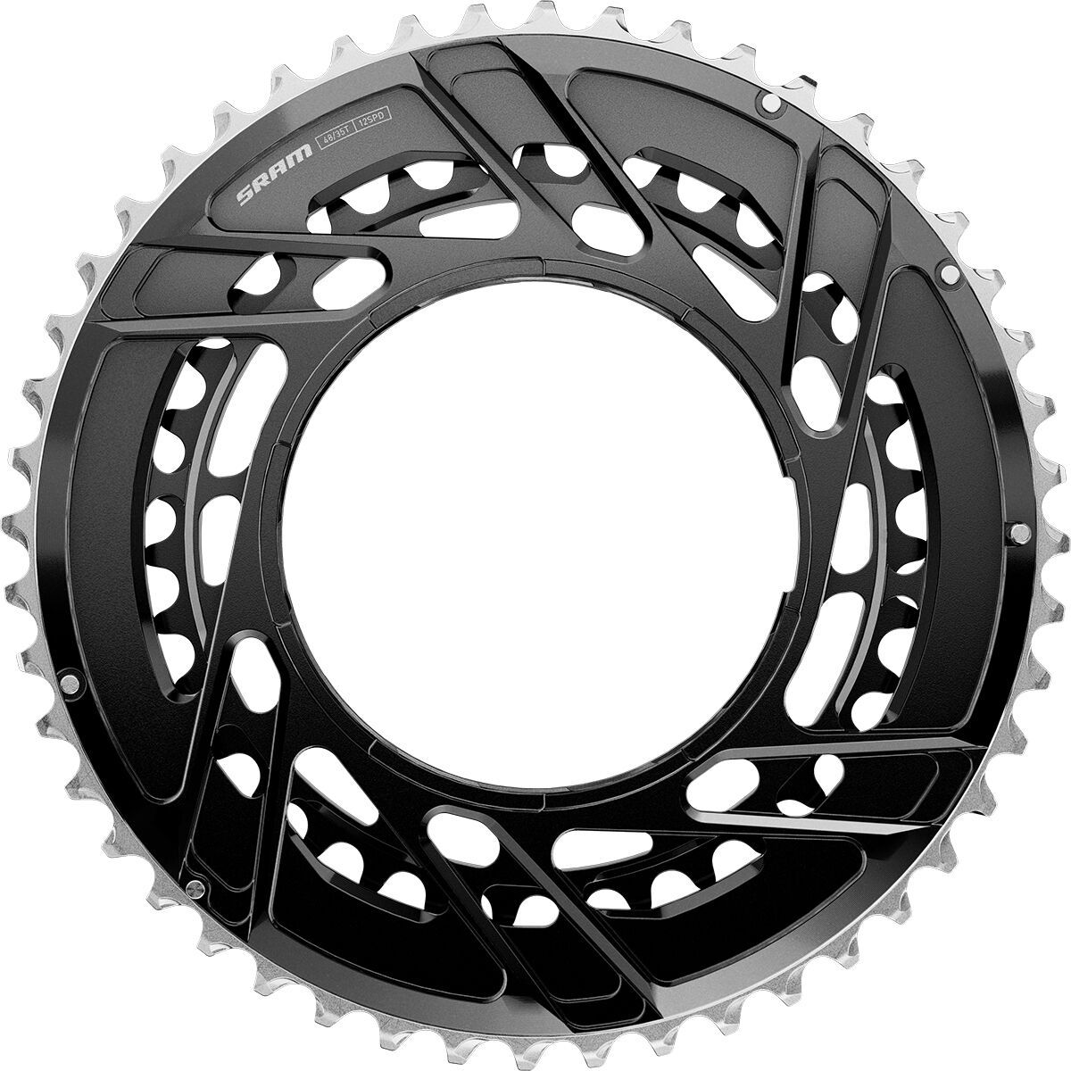 Force E1 Thread Mount 2x Chainring for Powermeter