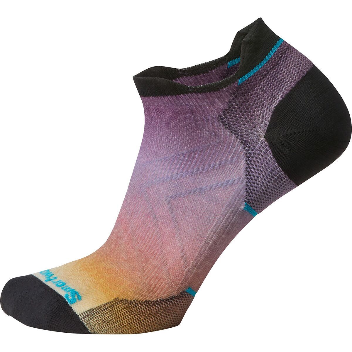 Run Zero Cushion Ombre Print Low Ankle Sock - Women's