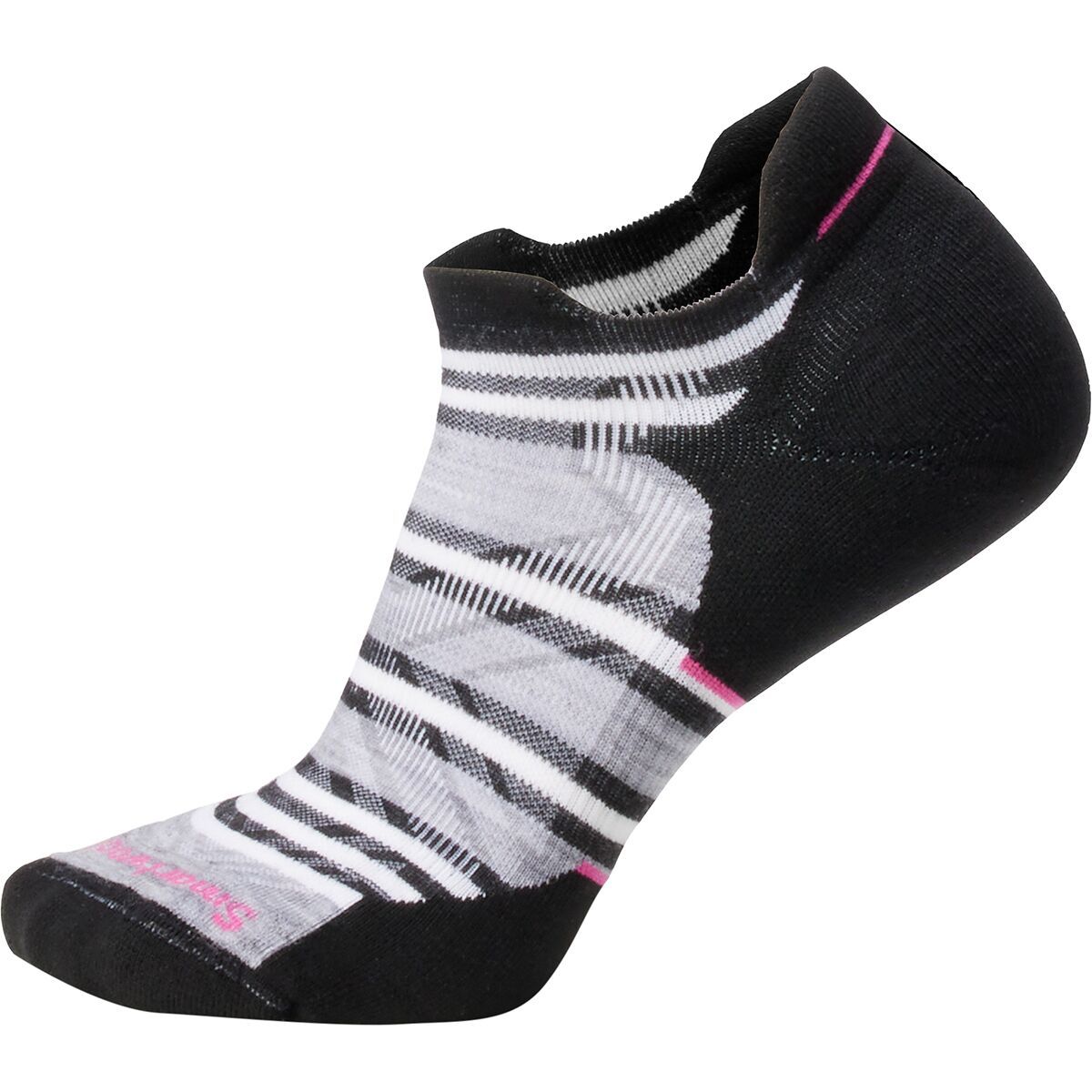 Run Targeted Cushion Stripe Low Ankle Sock - Women's