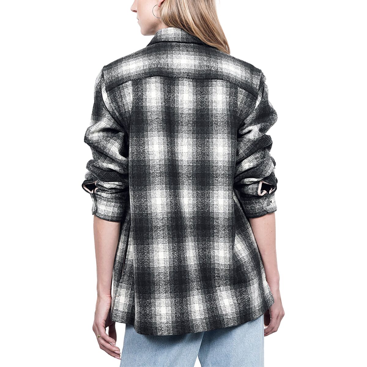 Wildfang The Essential Flannel Fleece Lined Shacket - Women