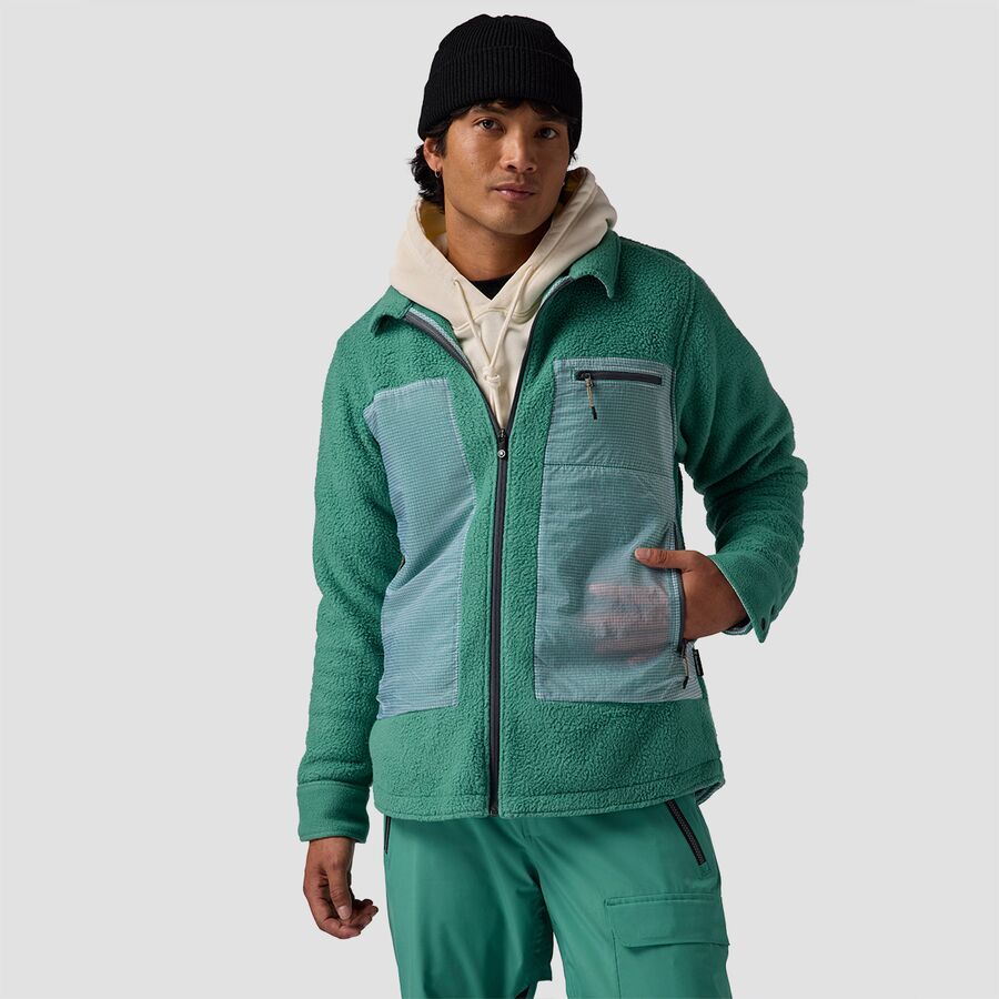 (取寄) バックカントリー ワンダー シャツ ジャケット- メンズ Backcountry Wander Pile-Fleece Shirt Jacket- Men's Gearhead Green Backcountry Wander Pile-Fleece Shirt Jacket- Men's - Men
