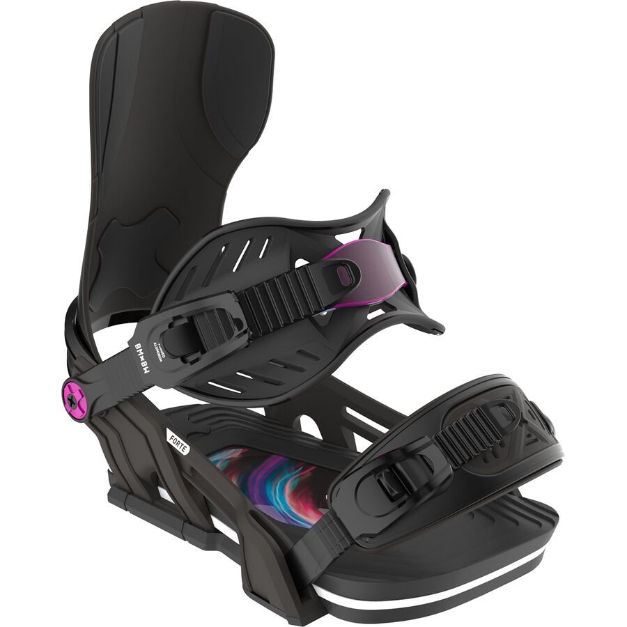 (取寄) ベントメタル フォルテ スノーボード バインディング - 2025 Bent l Forte board Binding - 2025 Black Bent Metal Forte Snowboard Binding - 2025 - Snowboard