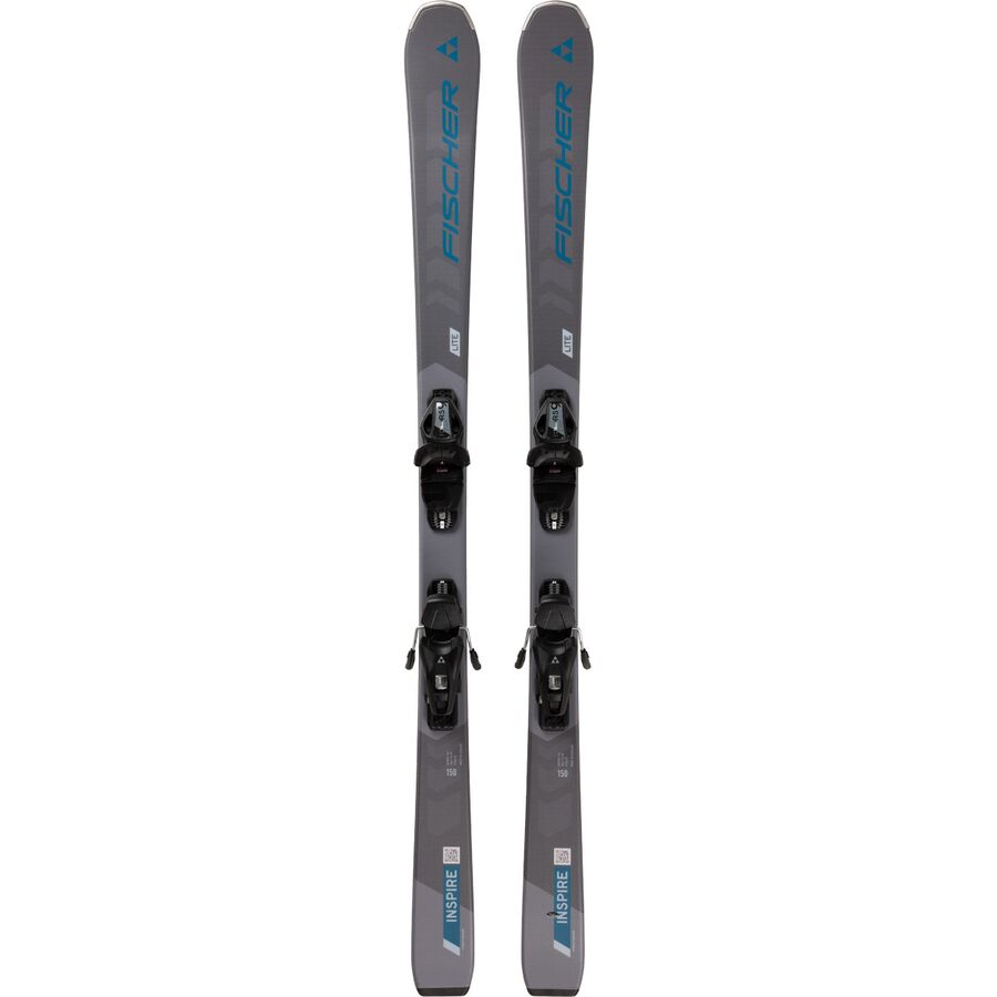 Ski Alpin Fischer Fire SLR Avec Fixation RS9 – Modèle 2024, On-Piste Rocker, Débutant à Confirmé, Carving Polyvalent Et Stable