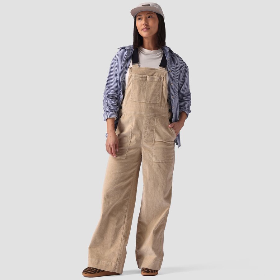 Stoic Wide Leg Corduroy Overall - Women's - Women