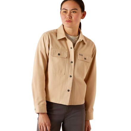 Ariat Rebar Cropped Woven Shirt Jacket - Women's - Women