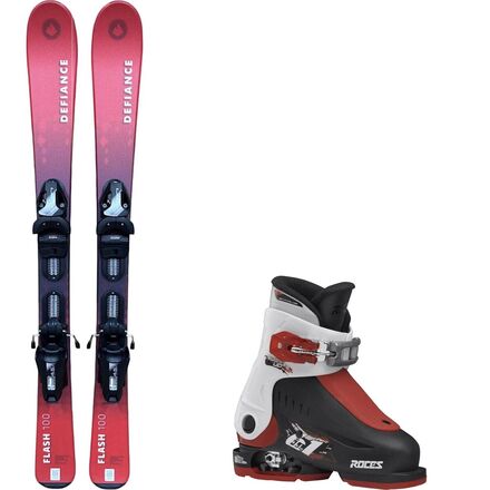 Defiance Flash Junior Red Ski +Roce Adjustable Ski Boot - 2026 - Ski