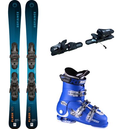 Defiance Flash JRS 4.5 Red Kids Skis 2024 - Complete System Skis