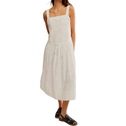 Free People Women's Primavera Eyelet Midi Dress - White - Size XL