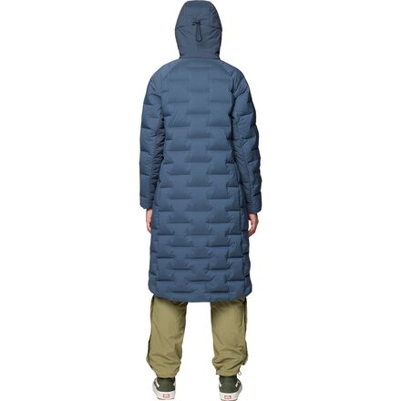 Piumino Leggero Mountain Hardwear Deloro Da Donna - Colore Glaciale, Taglia Large | Giacca In Pertex Quantum Con Imbottitura In Piuma D'oca 650 Fill Power, Comprimibile E Resistente All'acqua - 3