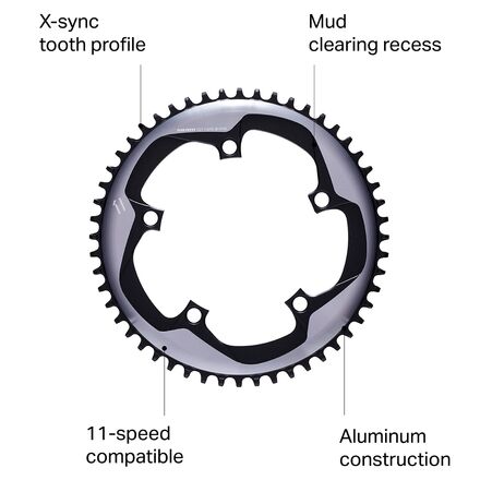 SRAM Force 1 X-Sync 11-speed Chainring - 2024 - Bike