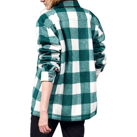 Wildfang The Essential Flannel Fleece Lined Shacket - Women